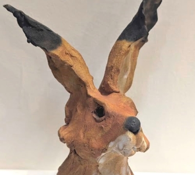Ceramic tasters "Hare Busts' with Mark Bradley 