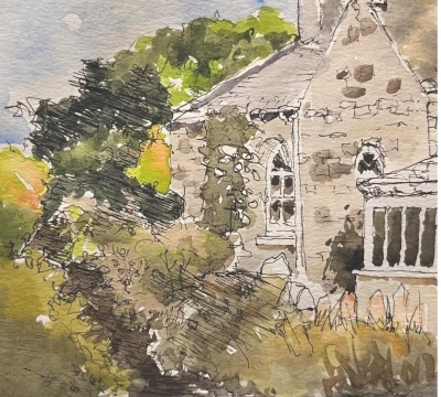 'Lakeland Cottages & more' in Pen & Wash   -   with Lyn Evans