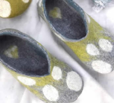 Funky Felt Slippers with Debra Esterhuizen