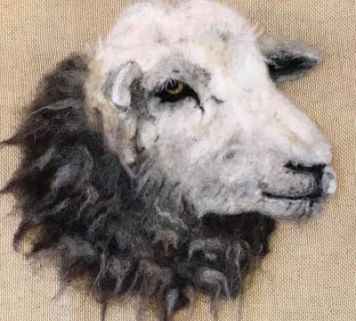 Needle Felt a Herdwick Portrait  ~ with Jane Makes 